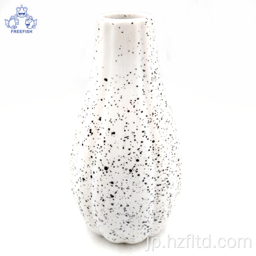 白いセラミック花瓶家の装飾の花瓶